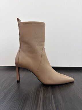 Massimo Dutti Stiletto Boot Greige Taupe